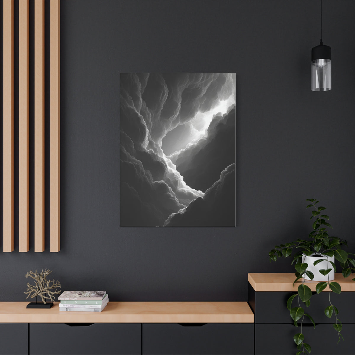 Dramatic Light Through Storm Clouds Wall Art & Canvas Print