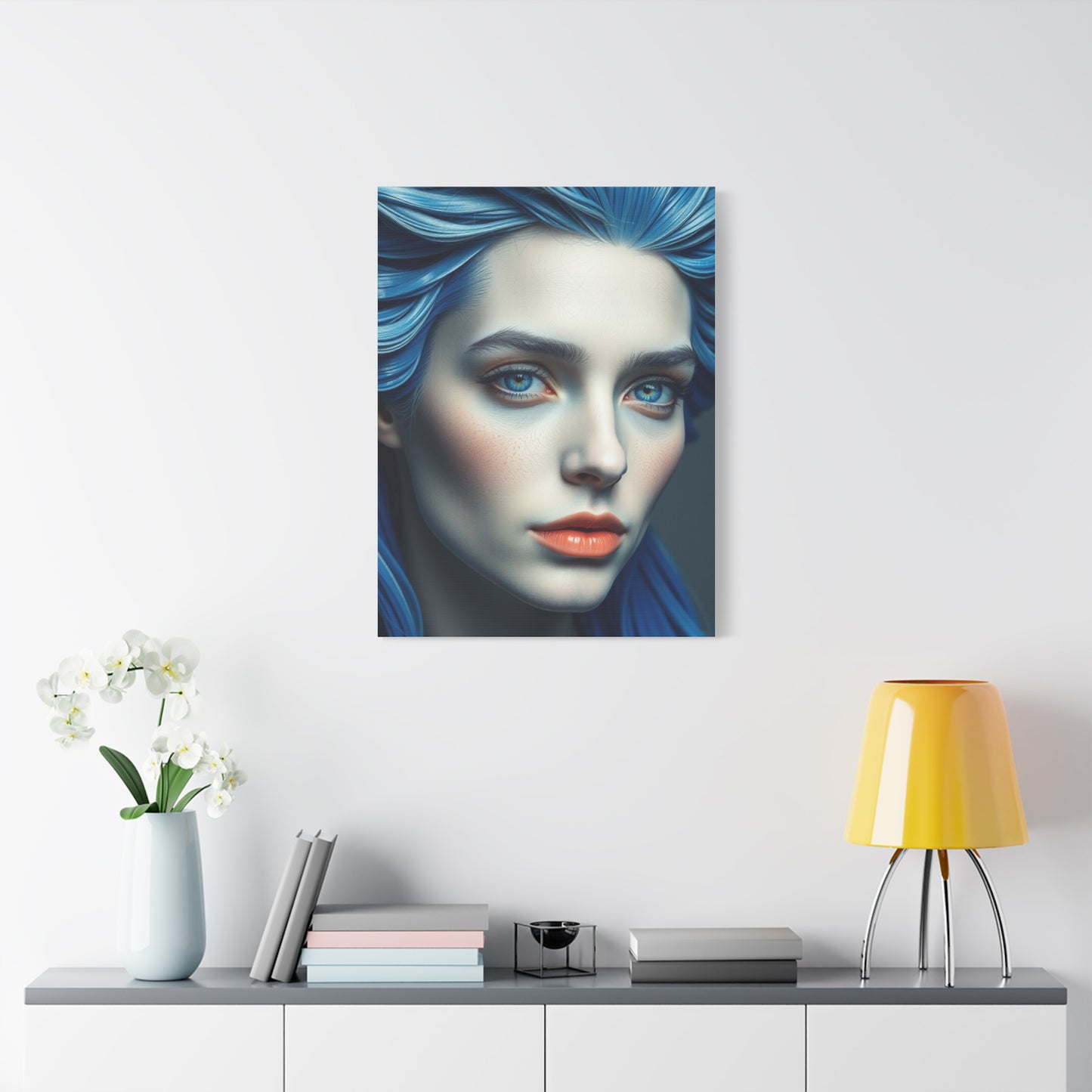 Blue & Gray Art Supreme Gallery Wall Art & Canvas Print
