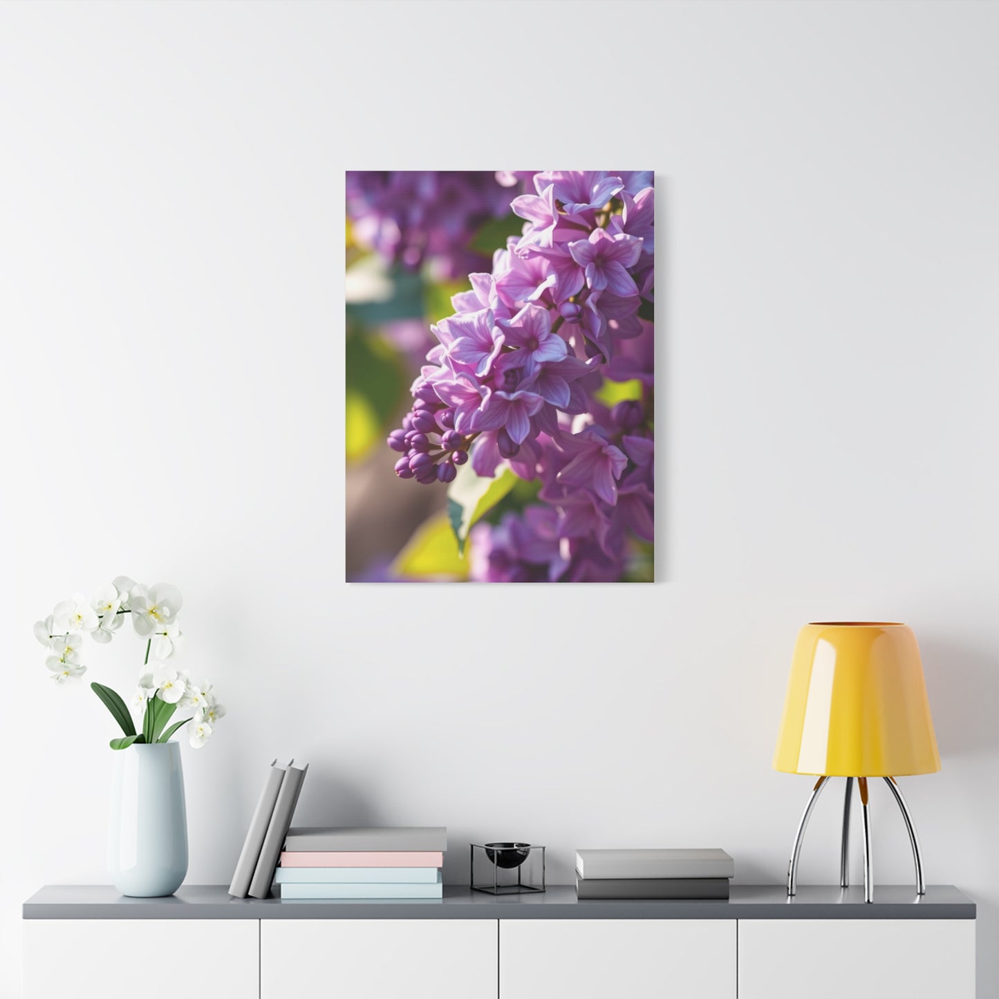 Lilac Flower Art Supreme Canvas Wall Art & Canvas Print