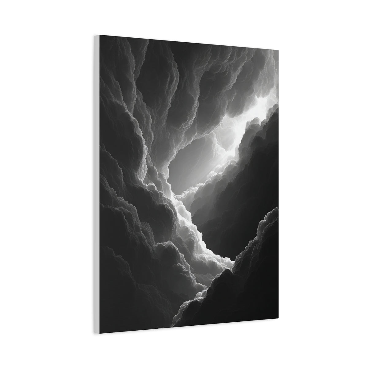 Dramatic Light Through Storm Clouds Wall Art & Canvas Print