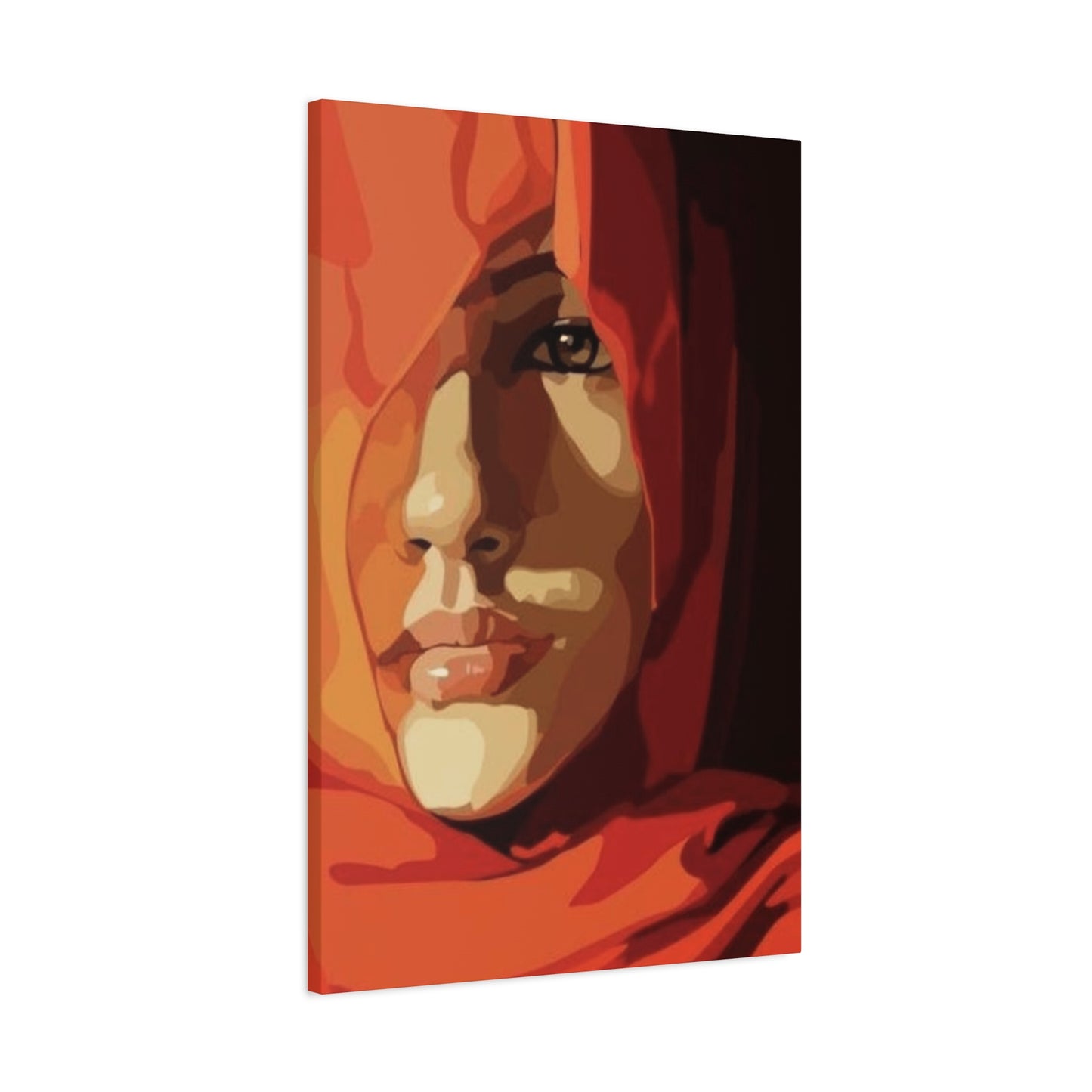 An Abstract Portrait Of A Girl Face Wall Art & Canvas Prints
