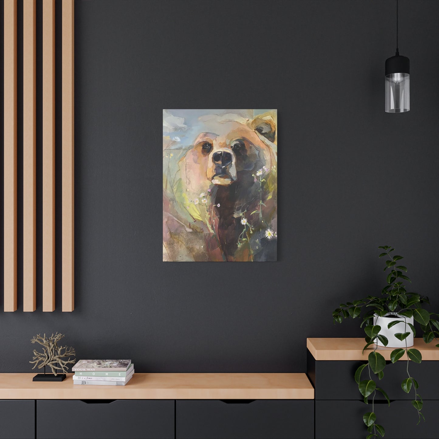 Grizzly Bear Painting Wall Art & Canvas Prints