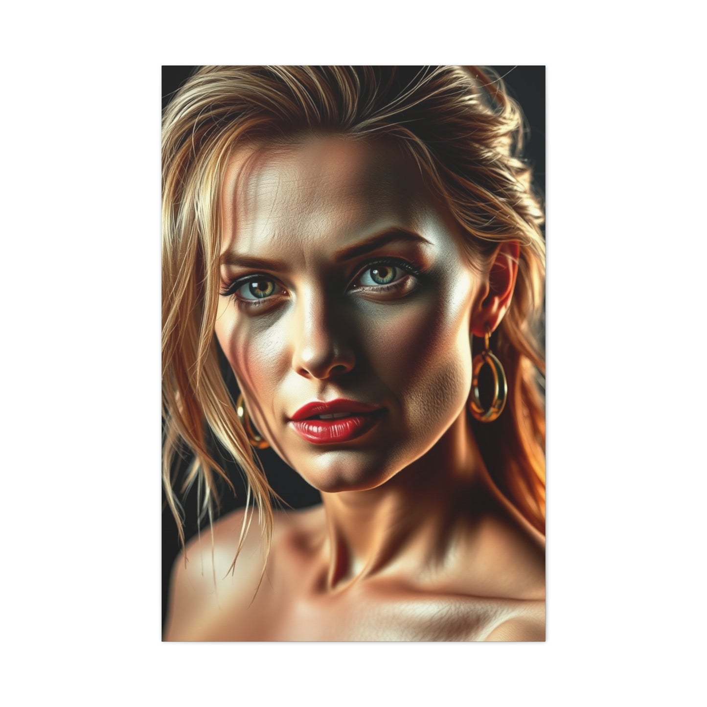 Glamour Gaze Canvas Wall Art & Canvas Print