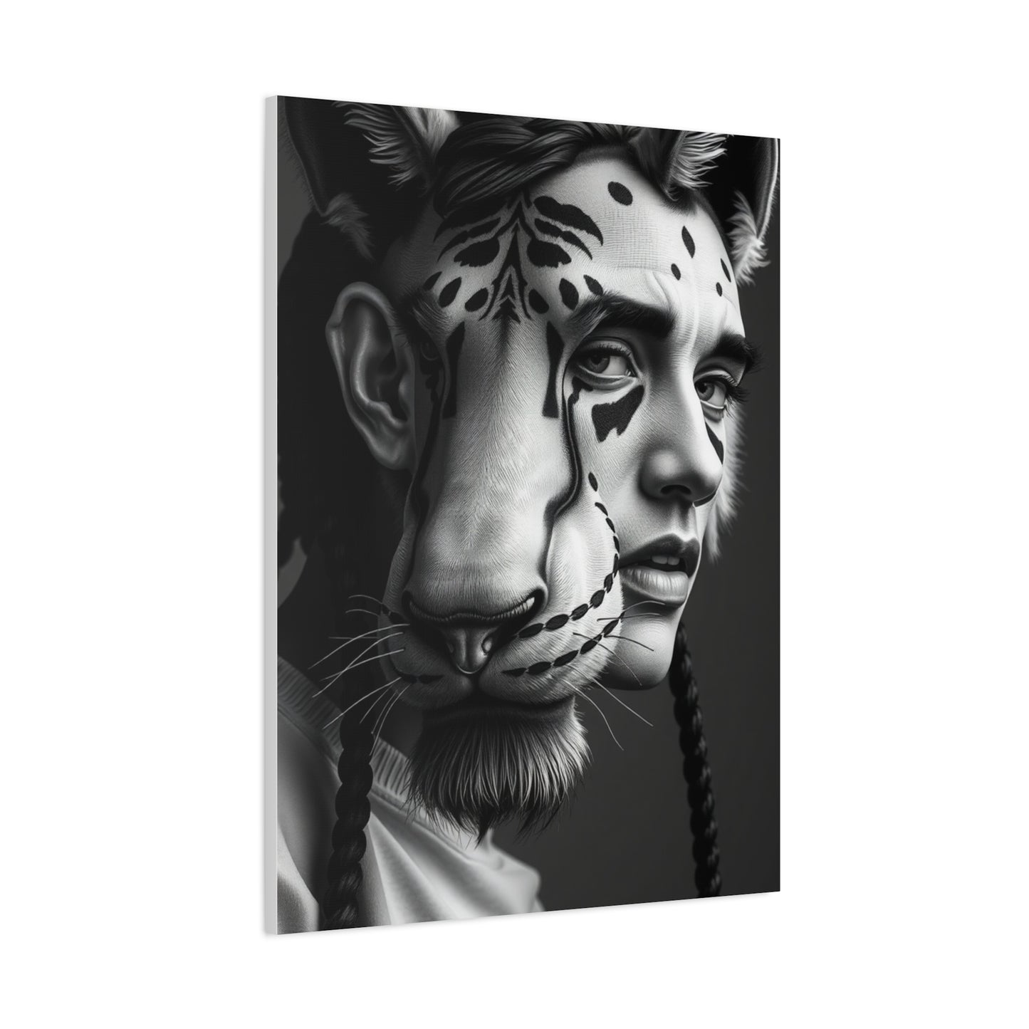 Black and White Illustrations Art Supreme Canvas Wall Art & Canvas Print