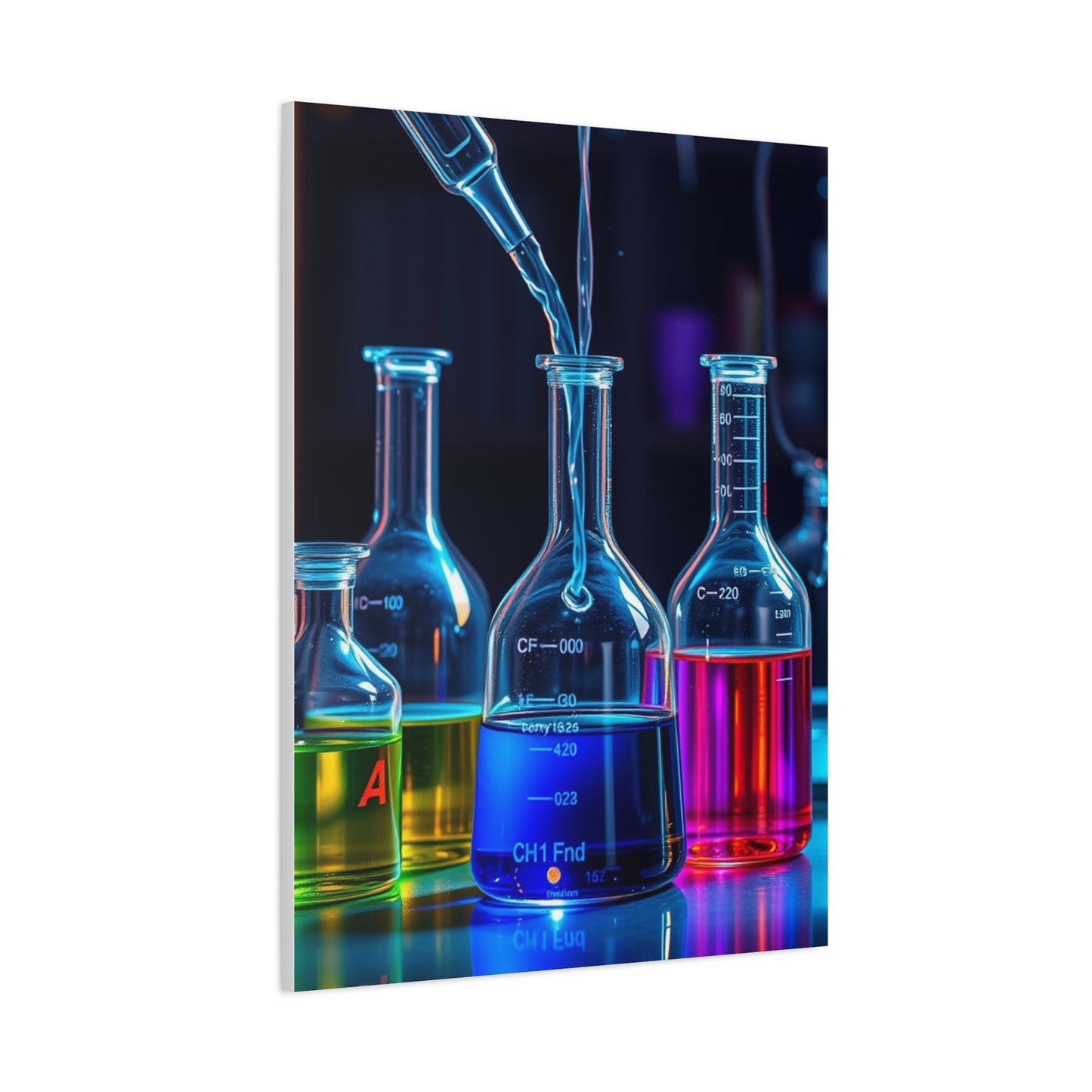 Chemistry Art Refined Canvas Wall Art & Canvas Print