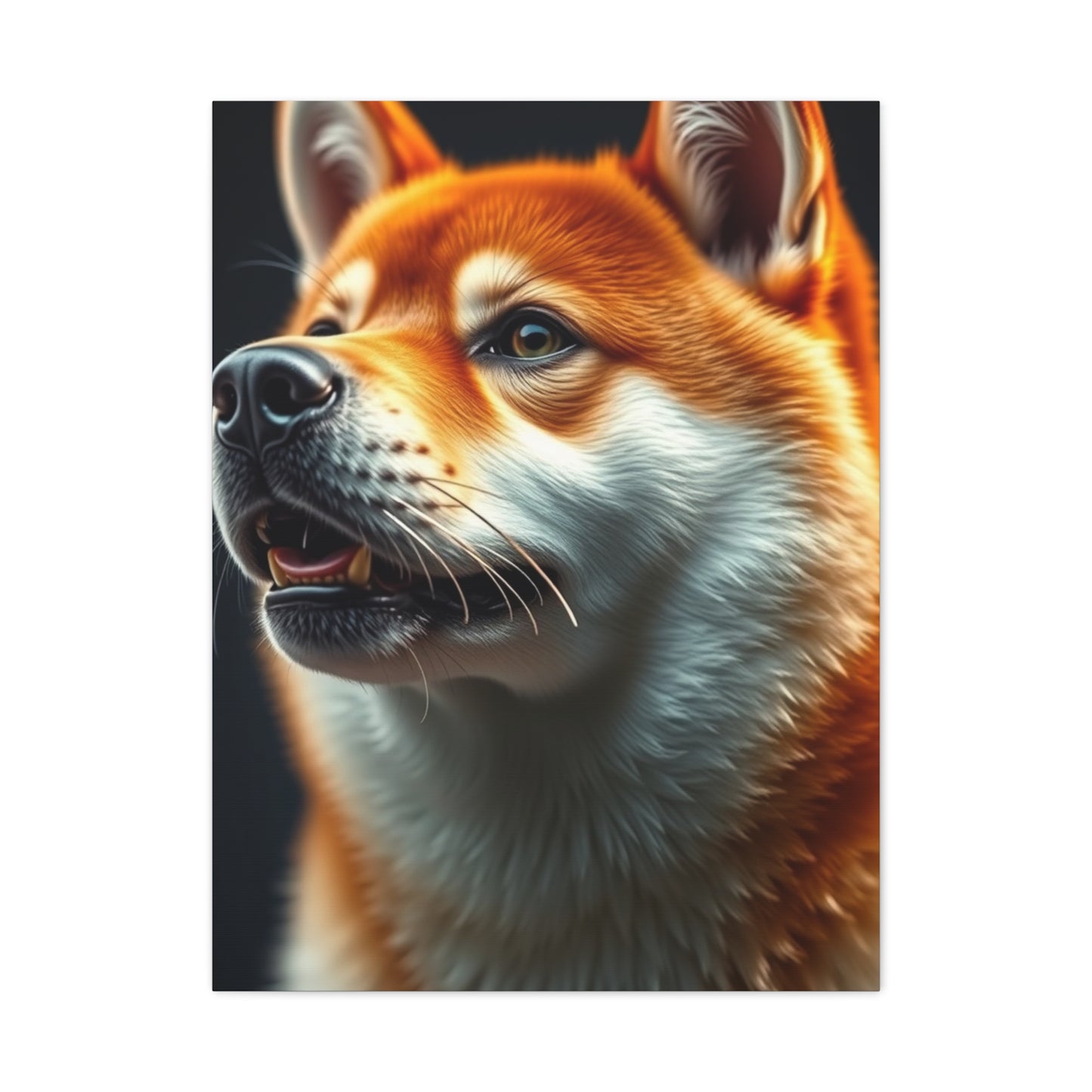 Shiba Inu Dog Art Supreme Canvas Wall Art & Canvas Print