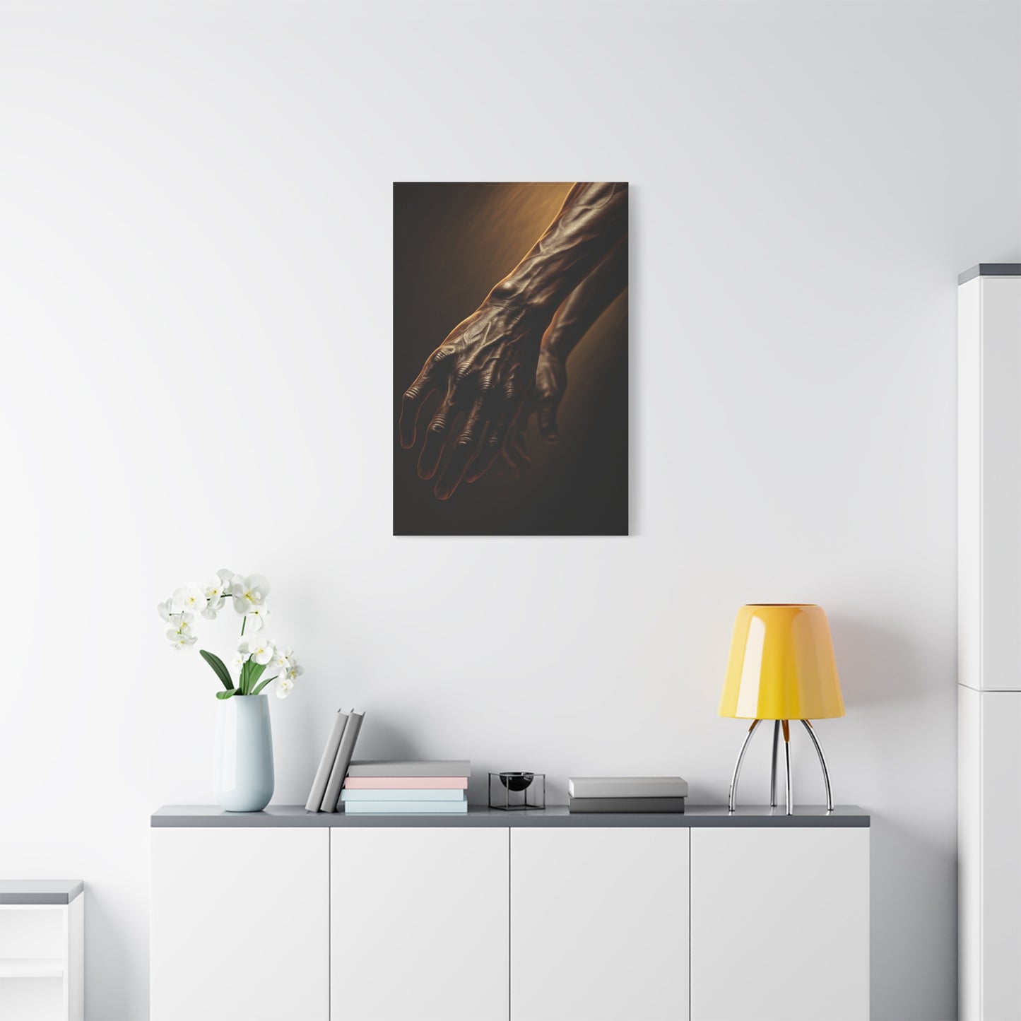 Echoes of Resilience Hand Study Wall Art & Canvas Prints
