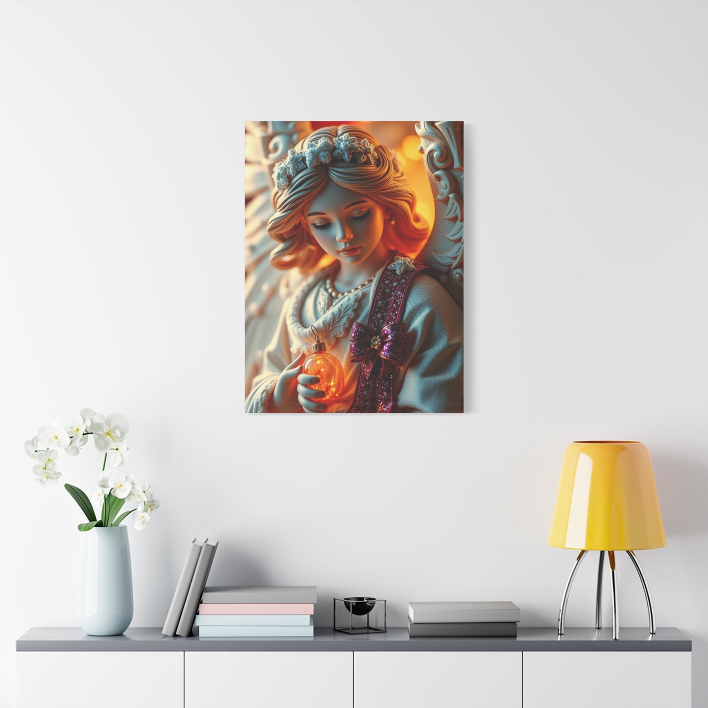 Christmas Angel Art Refined Canvas Wall Art & Canvas Print