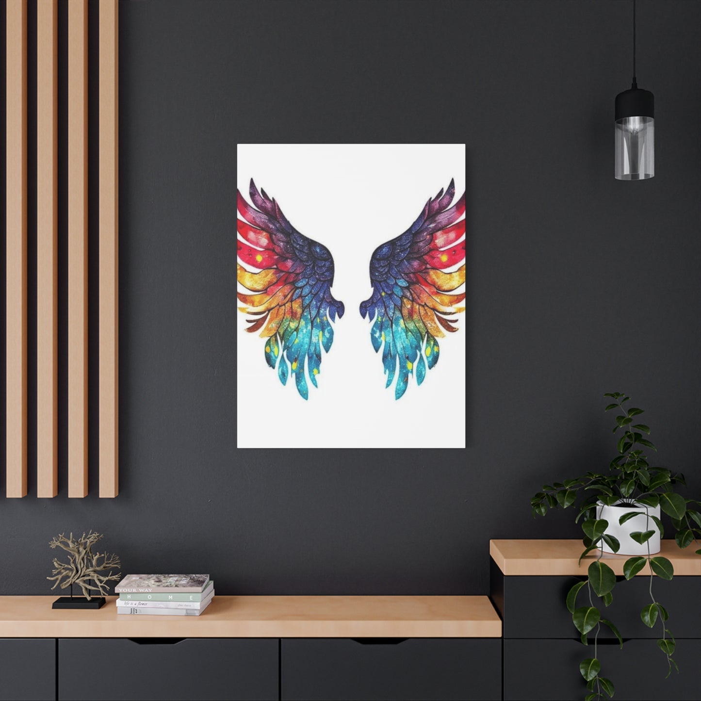 Rainbow Colour Wings Wall Art & Canvas Prints