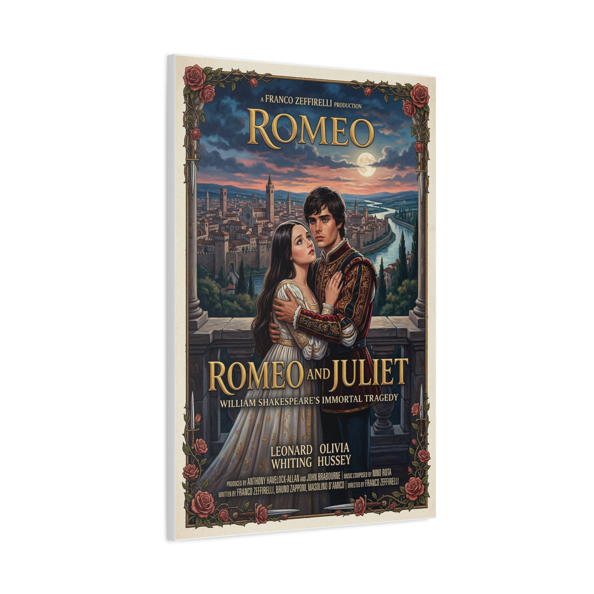 Romeo and Juliet Movie Poster Wall Art & Canvas Print