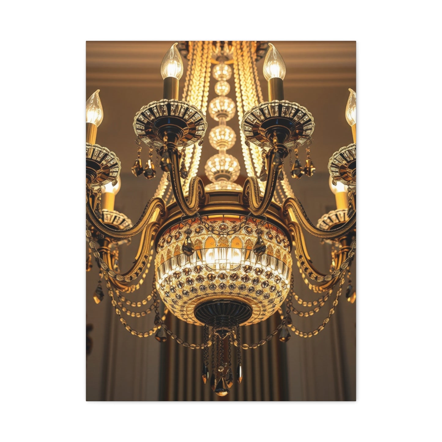 Elite Chandelier Art Supreme Canvas Gallery Wall Art & Canvas Print