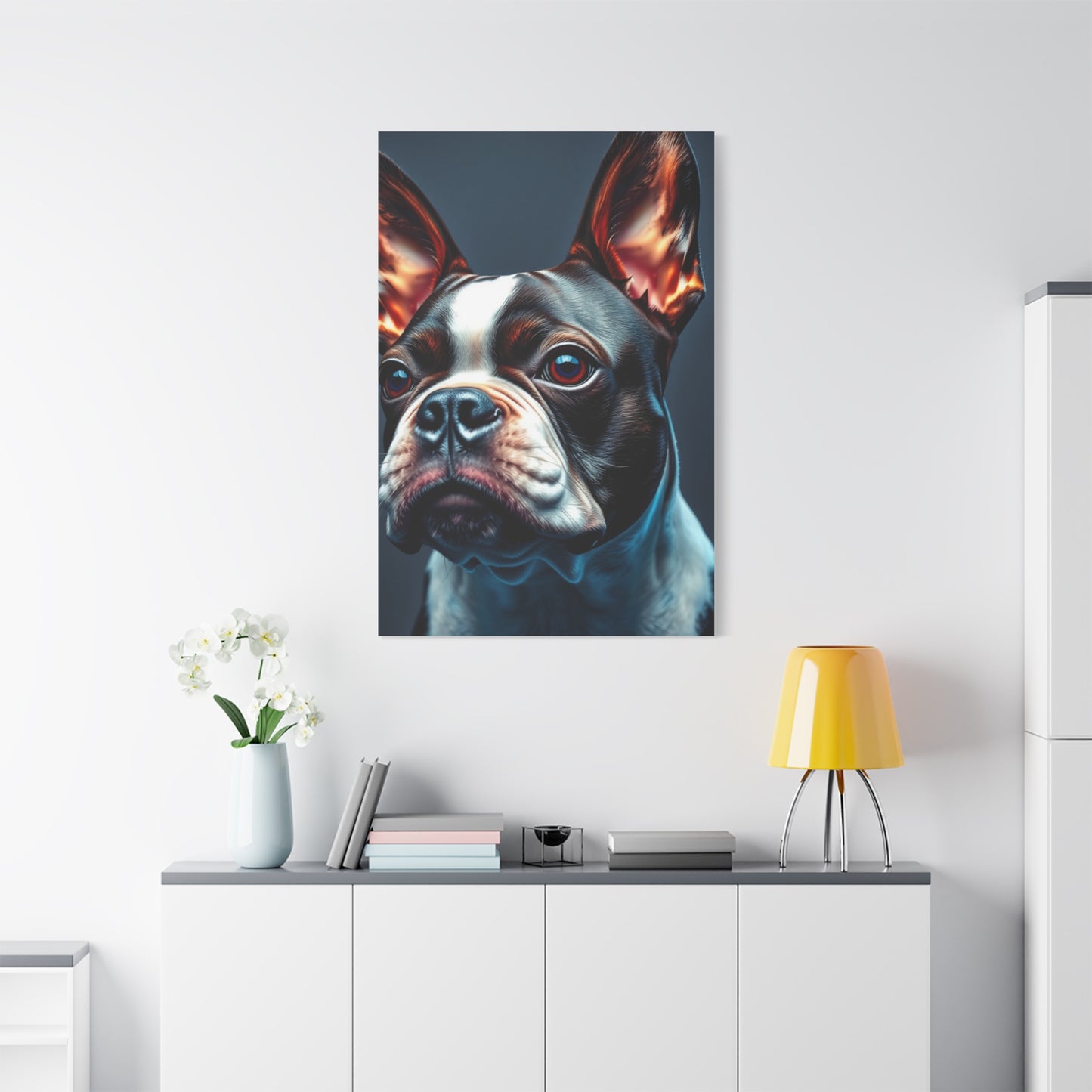 Supreme Art Collection Boston Terrier Wall Art & Canvas Print