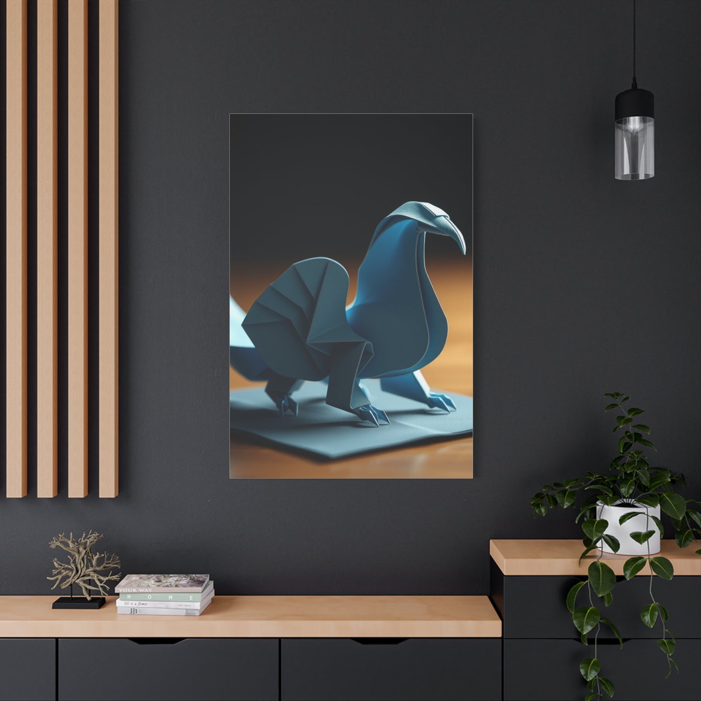 Whispered Origami Elegance Wall Art & Canvas Print