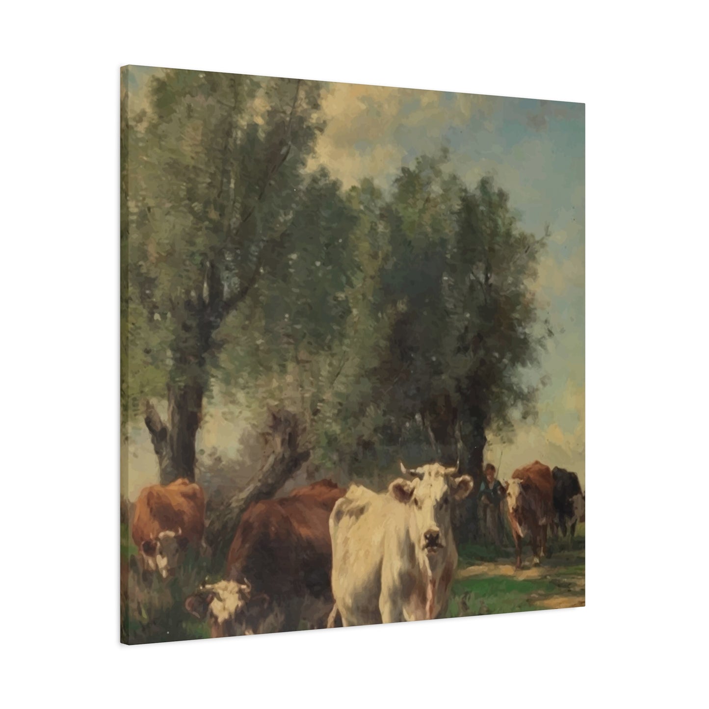 American Cow Wall Art & Canvas Prints