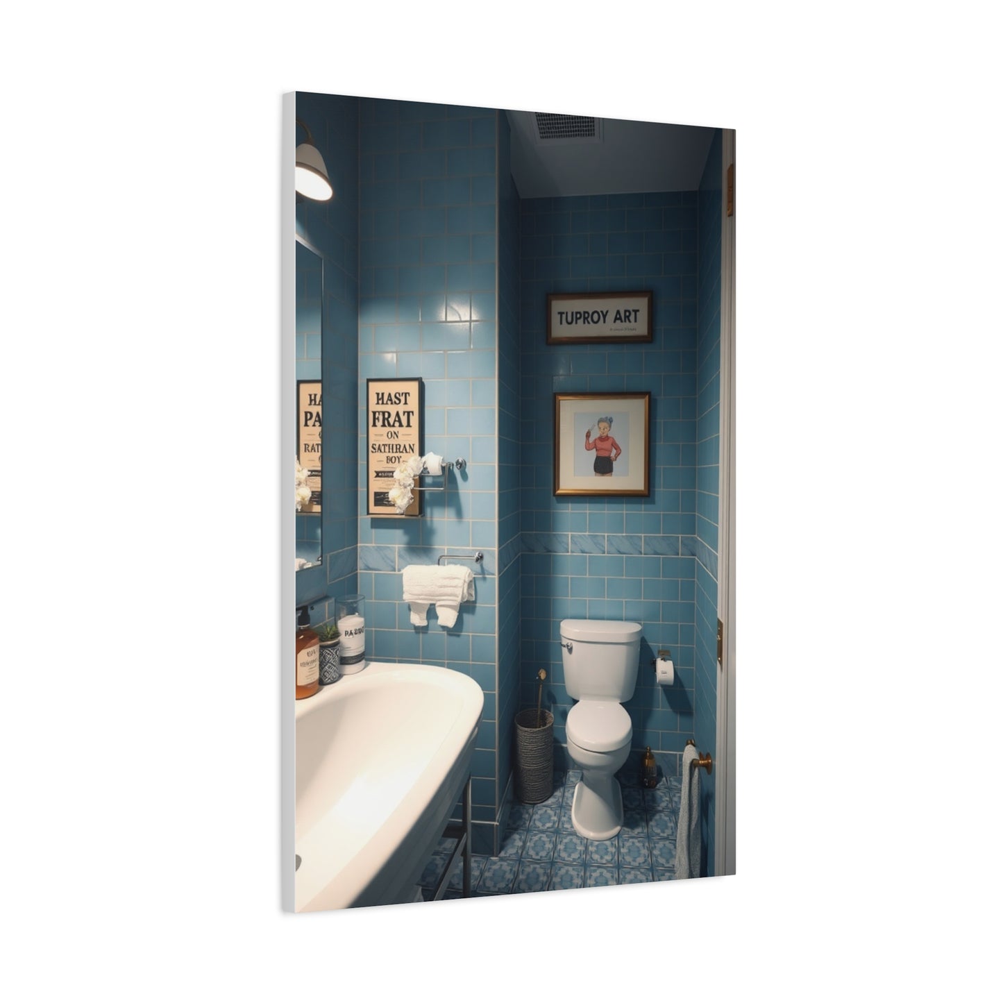 Bathroom Humor Art Supreme Gallery Wall Art & Canvas Print