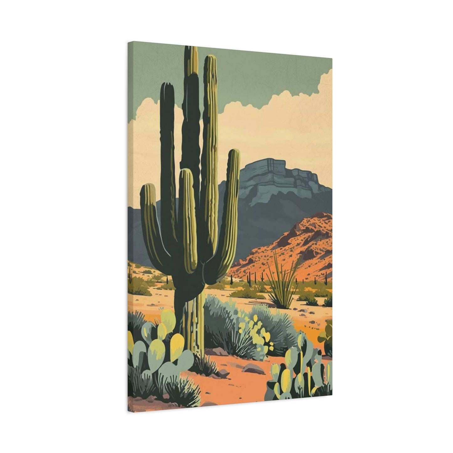 Abstract Cactus Arizona Desert Wall Art & Canvas Prints