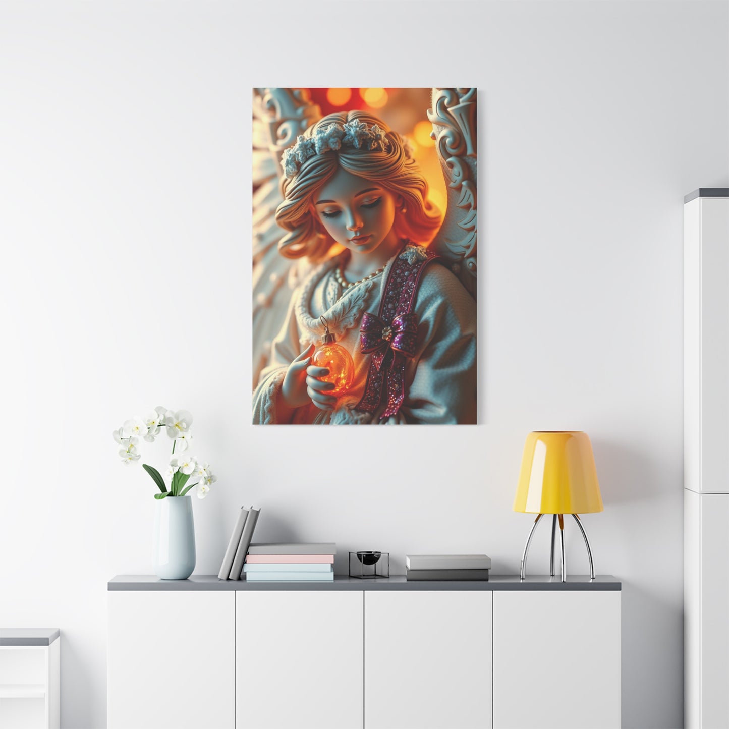 Christmas Angel Art Refined Canvas Wall Art & Canvas Print