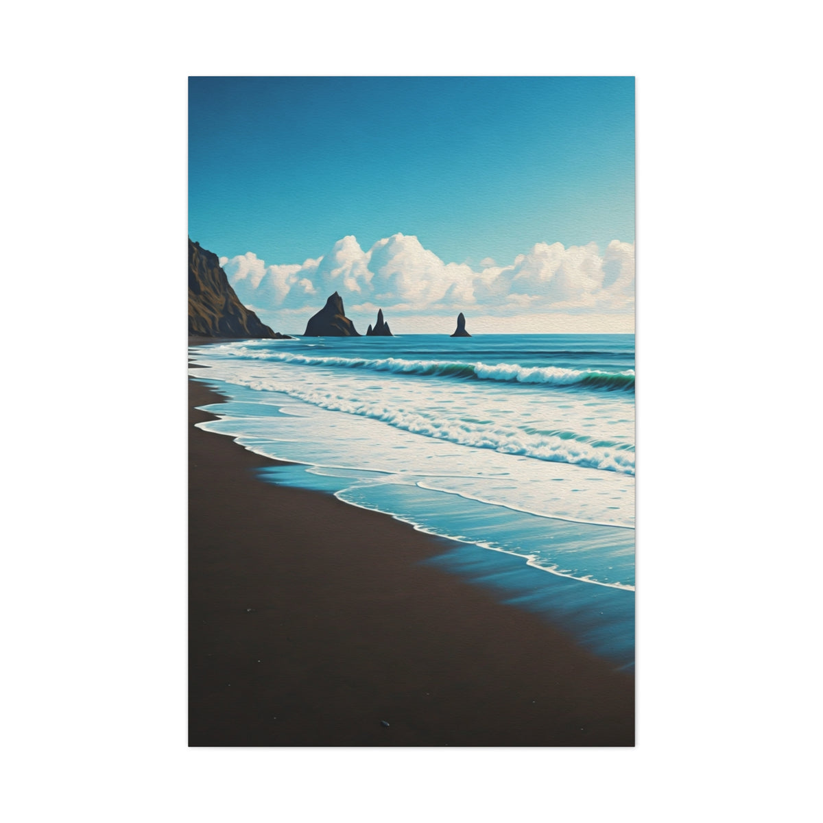 Turquoise Waves Coastal Escape Wall Art & Canvas Prints
