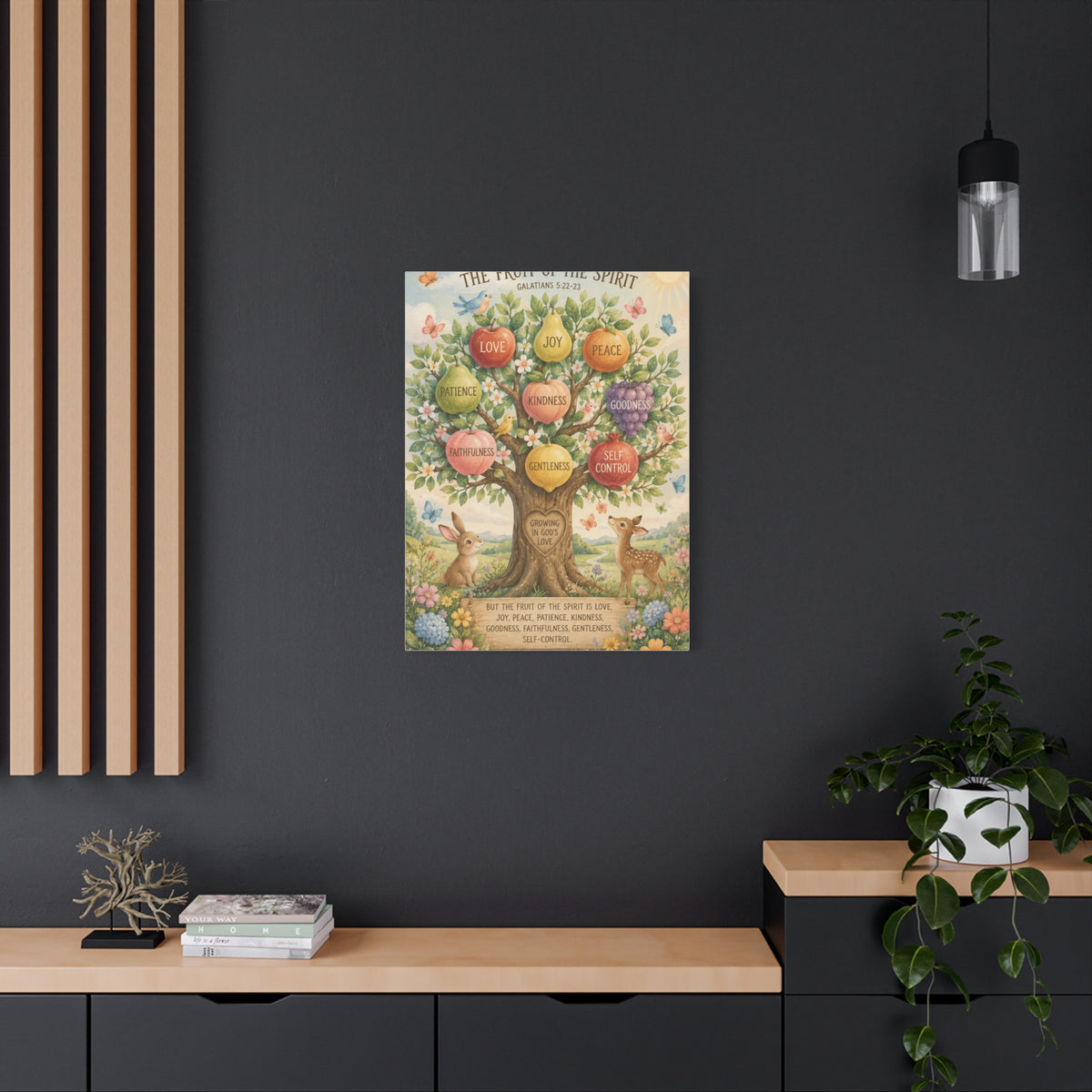Fruit of the Spirit Children’s Scripture Wall Art & Canvas Print