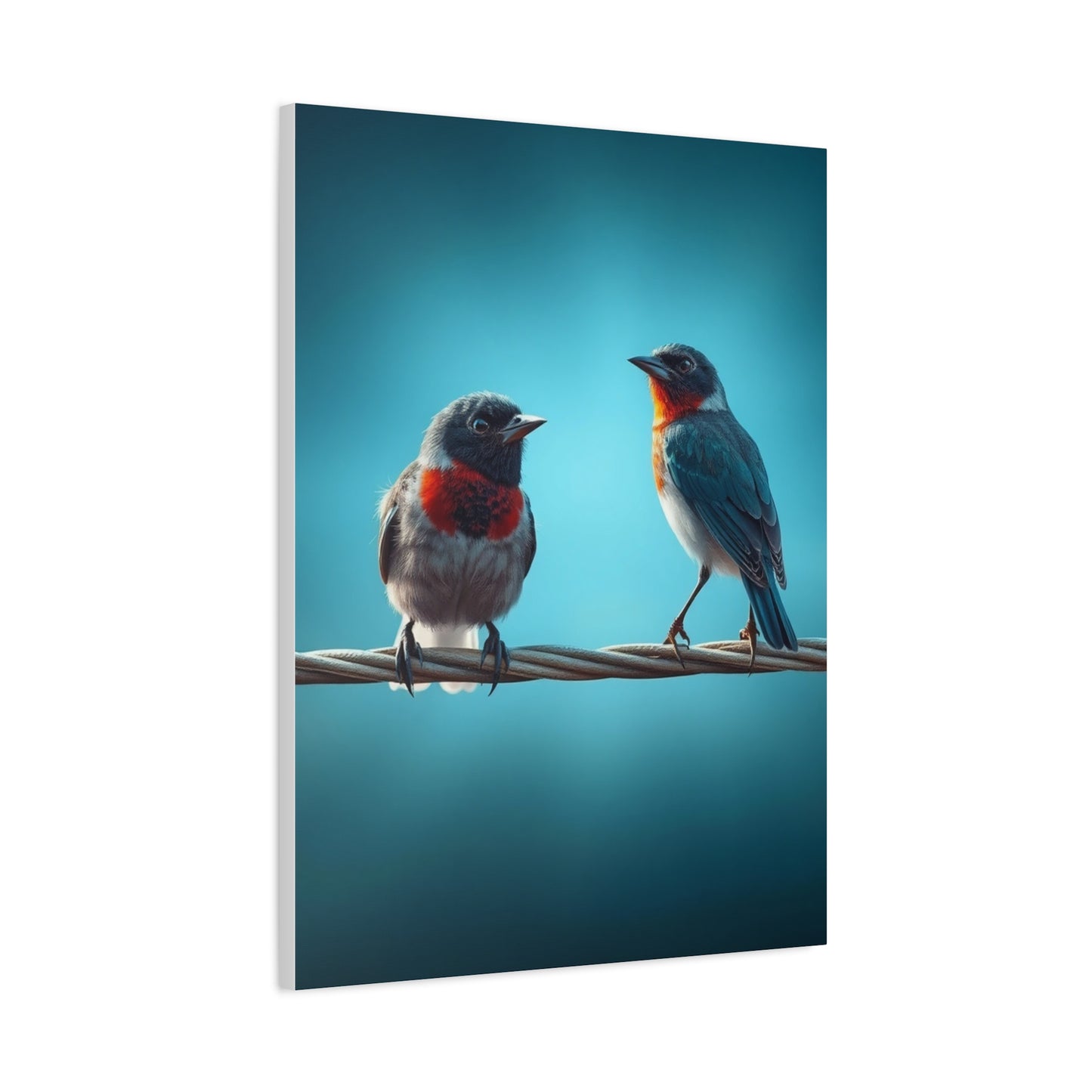 Birds On a Wire Art Supreme Canvas Wall Art & Canvas Print