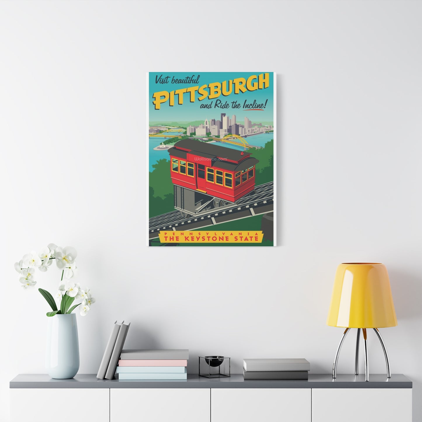 Pittsburgh City View Poster Wall Art & Canvas Prints