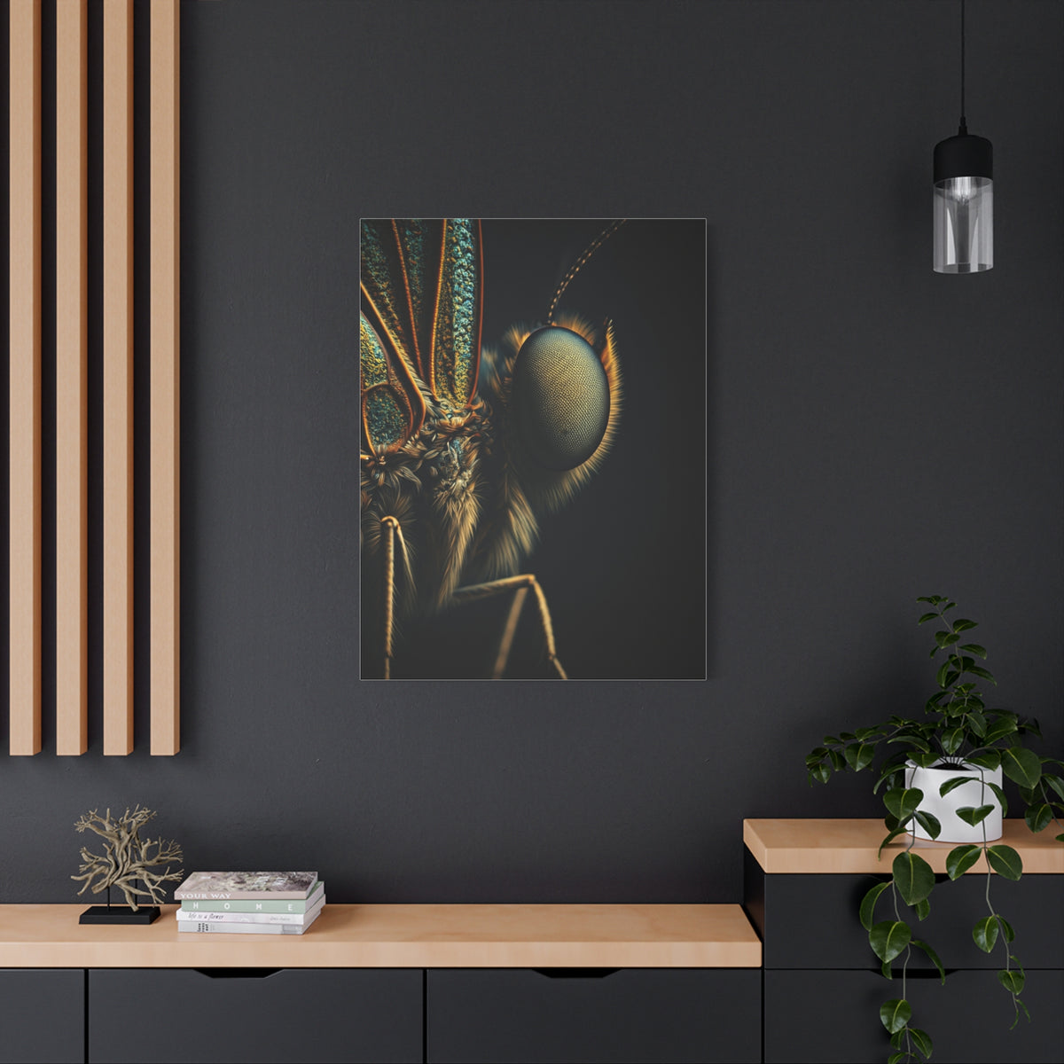 Butterfly Micro Detail Scientific Portrait Wall Art & Canvas Prints