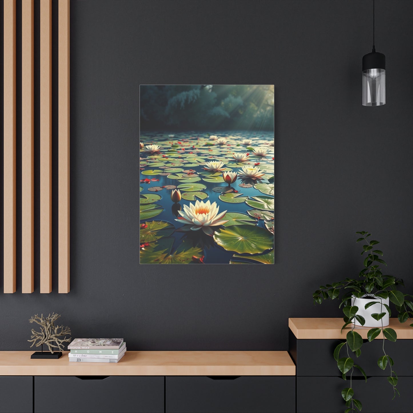 Claude Monet Water Lilies Art Supreme Canvas Wall Art & Canvas Print