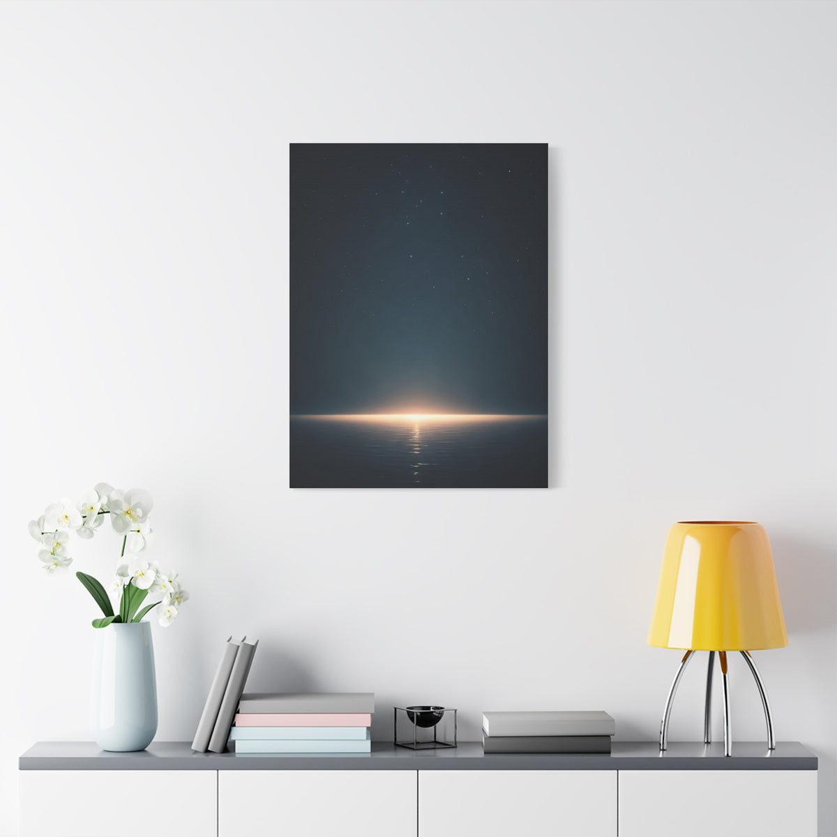 Starry Night Sea Horizon Wall Art & Canvas Prints