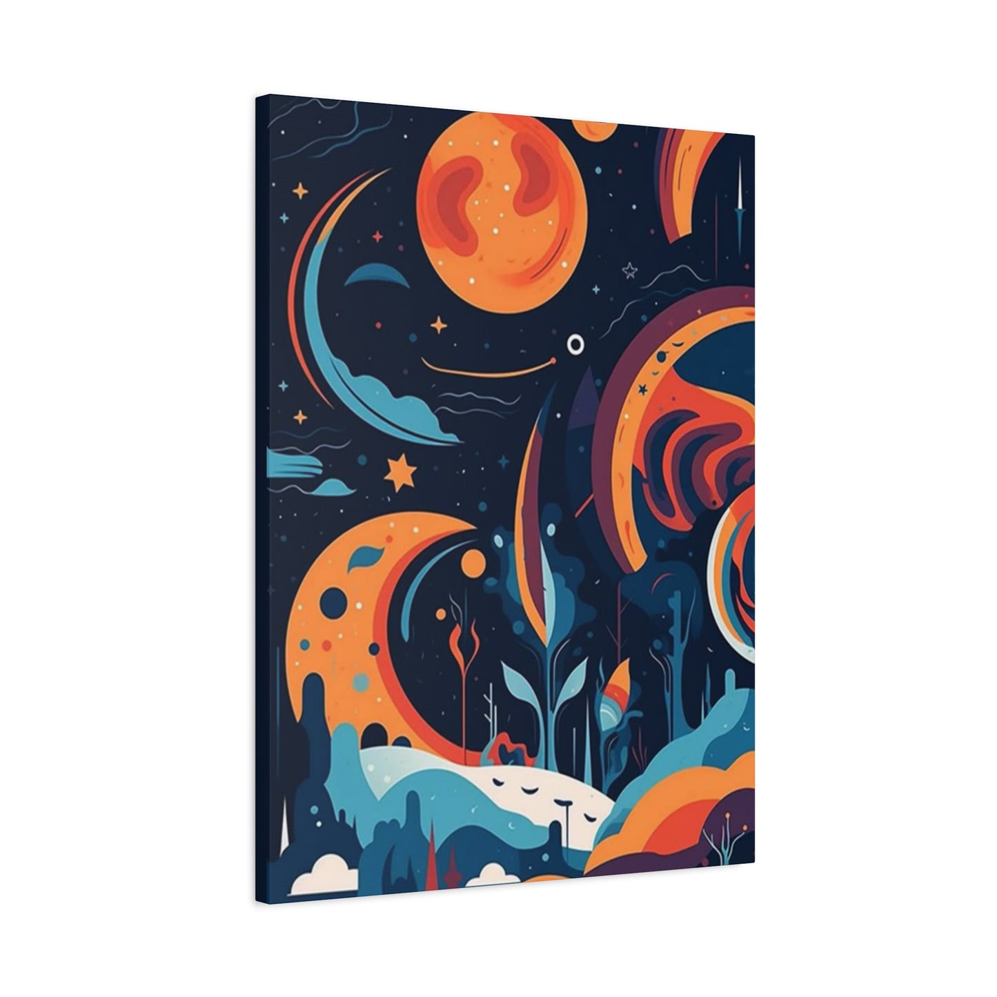 Abstract Moon & Space Poster Wall Art & Canvas Prints