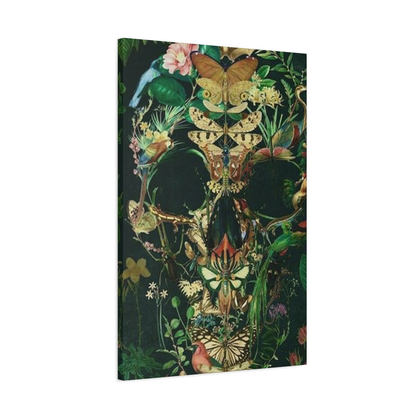 Skull Of Flora And Fauna Wall Art & Canvas Prints