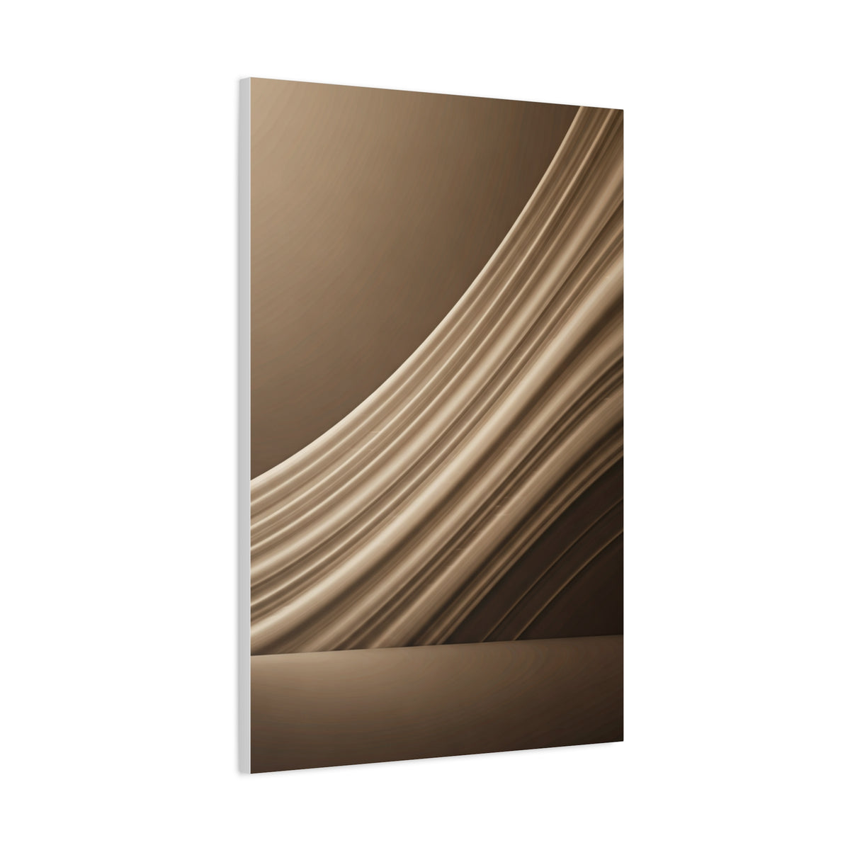 Layered Bronze Lines Abstract Wall Art & Canvas Prints
