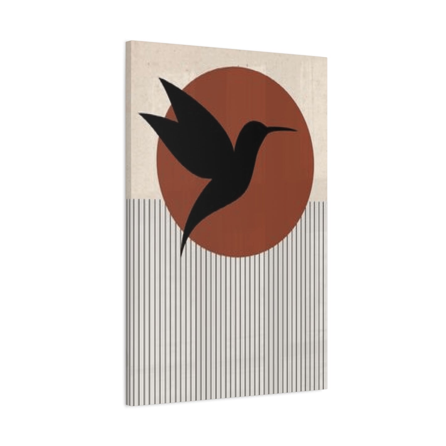 Humming Bird Silhoette Wall Art & Canvas Prints