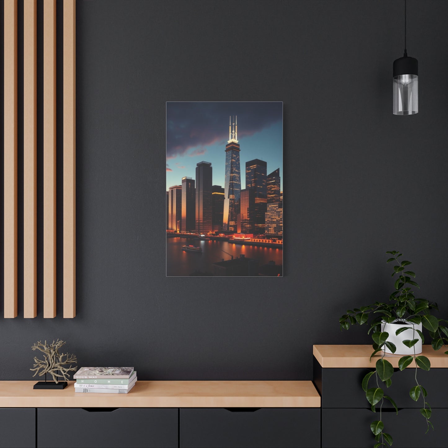 Chicago Skylines Art Supreme Gallery Wall Art & Canvas Print