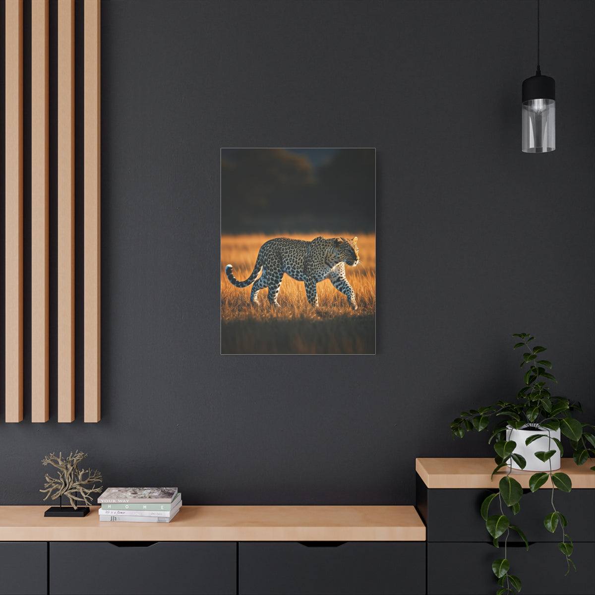 Lone Cheetah in Tall Grass Wilderness Wall Art & Canvas Prints