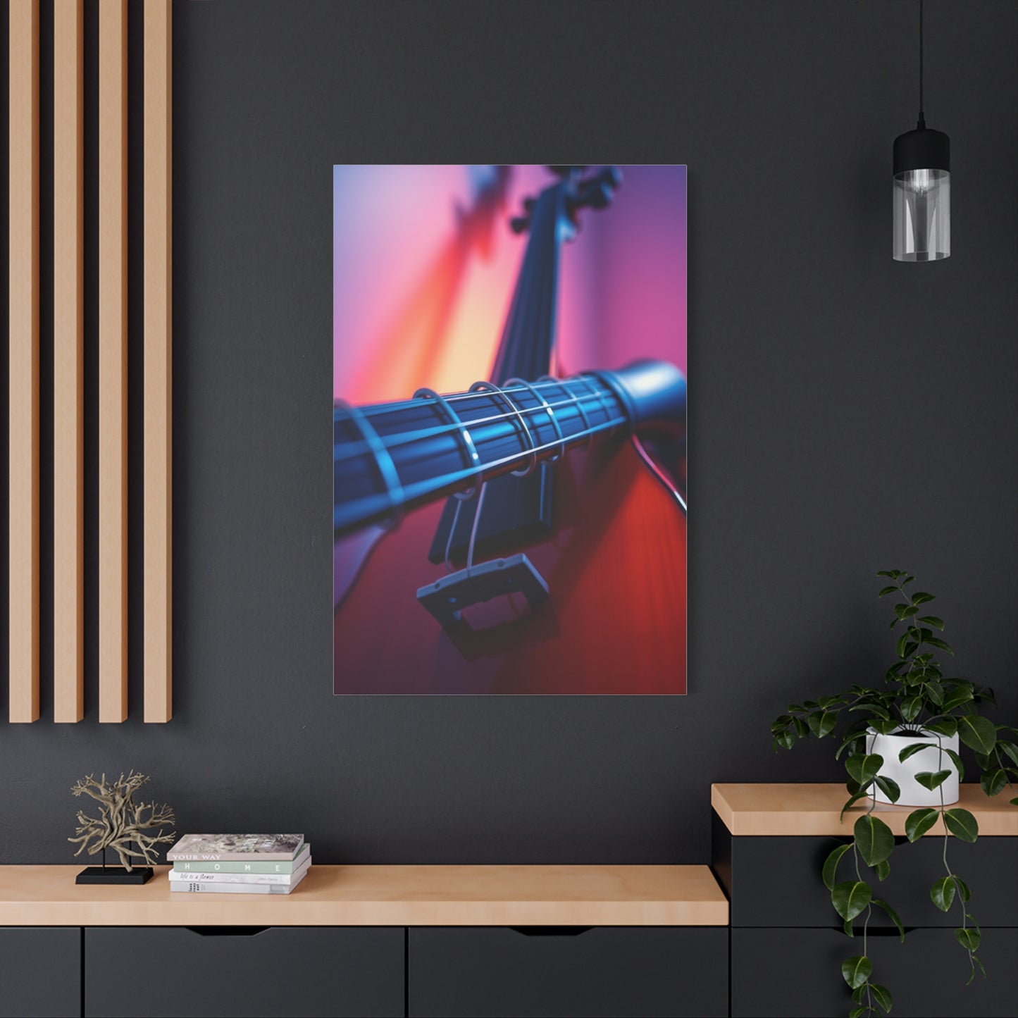 Blue Music Art Supreme Canvas Wall Art & Canvas Print