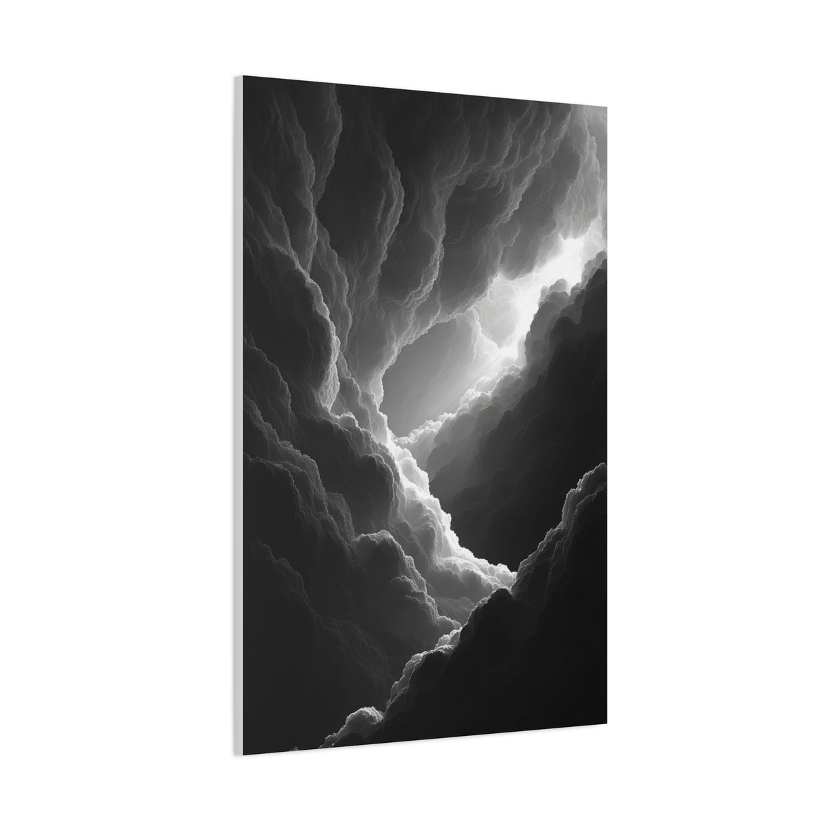 Dramatic Light Through Storm Clouds Wall Art & Canvas Print