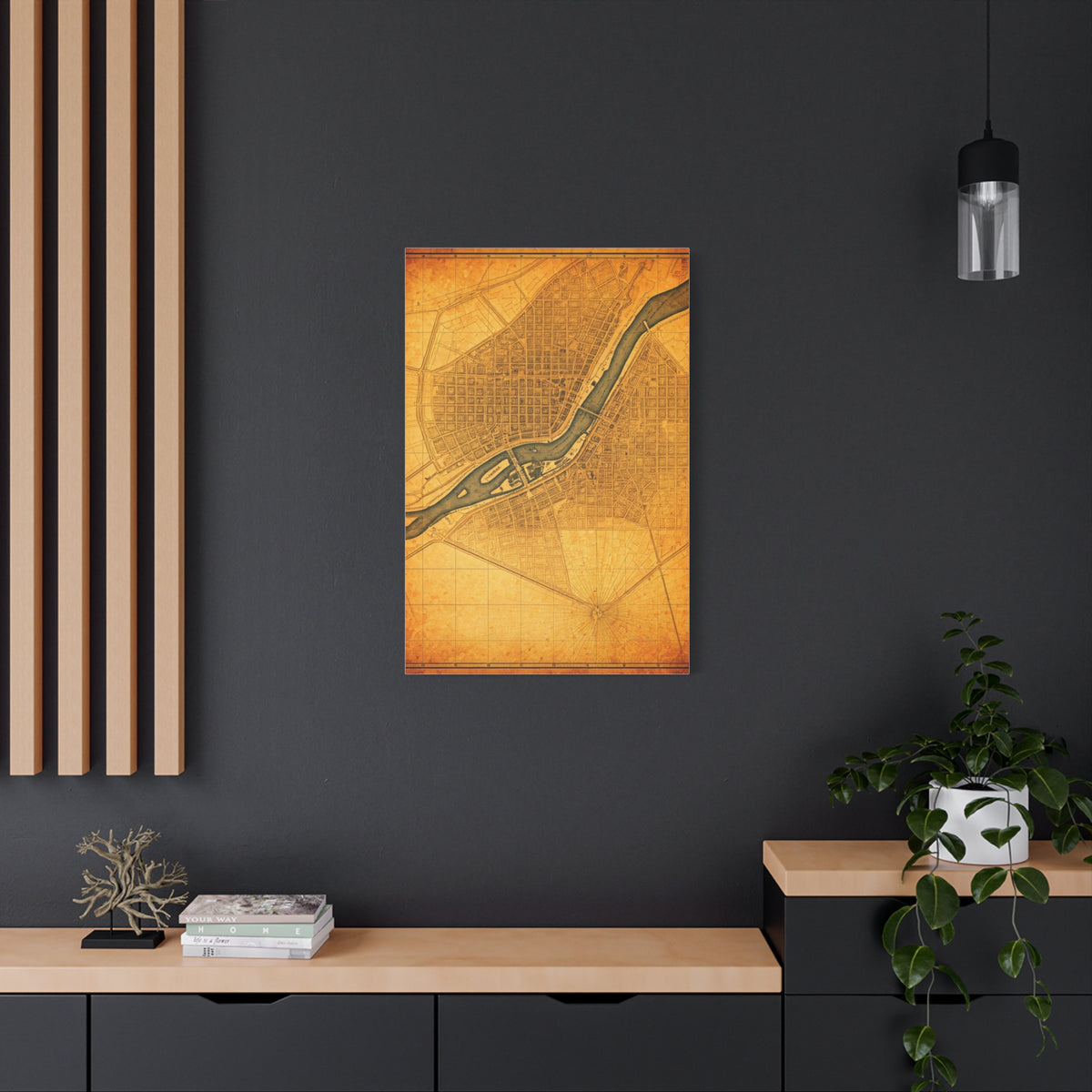 United Kingdom Vintage Map Print Wall Art & Canvas Prints