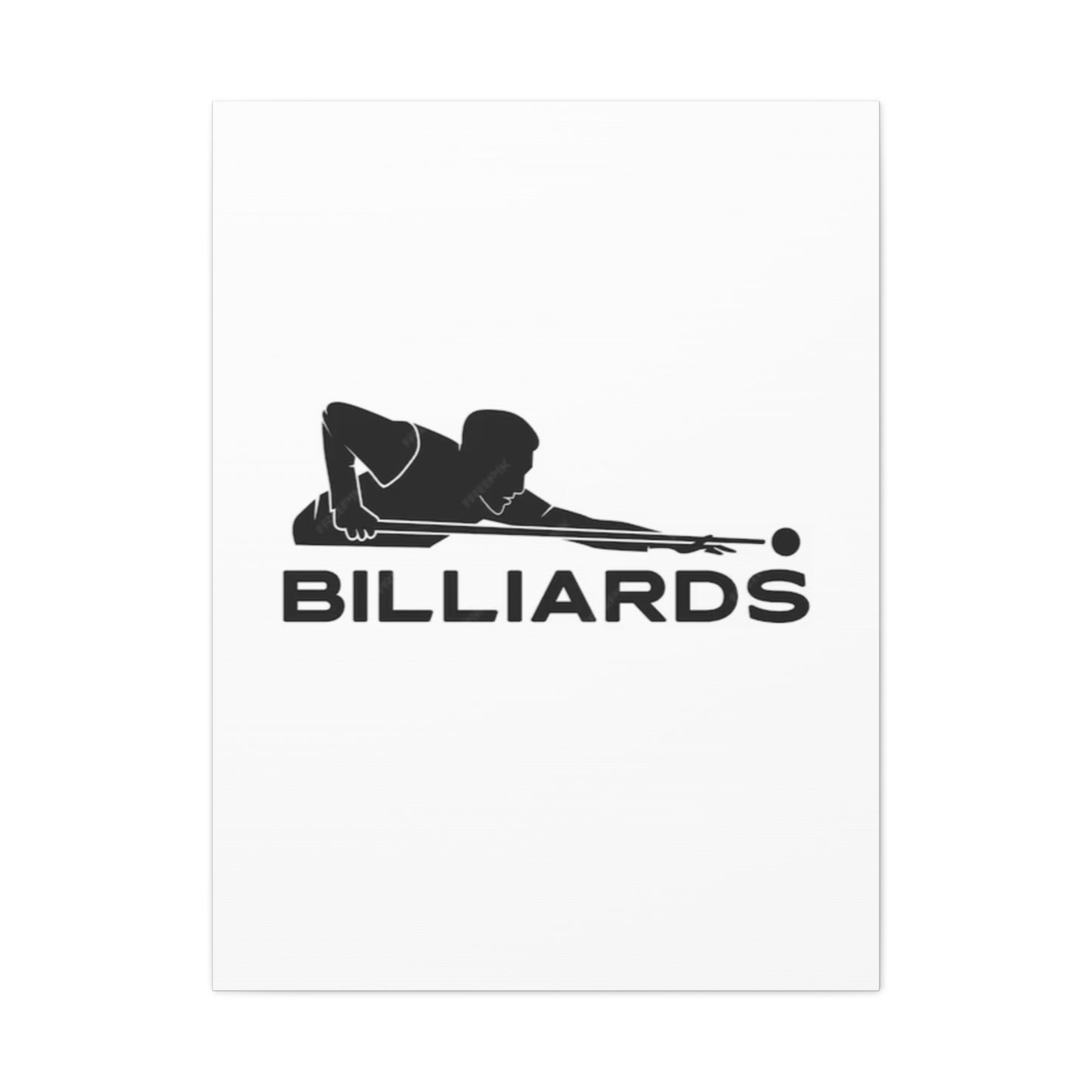 Billiards logo Idea Wall Art & Canvas Prints