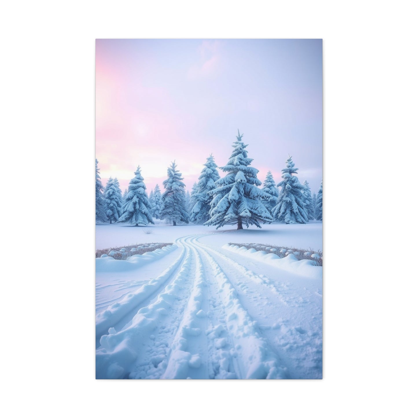 Majestic Winter Horizon Wall Art & Canvas Print