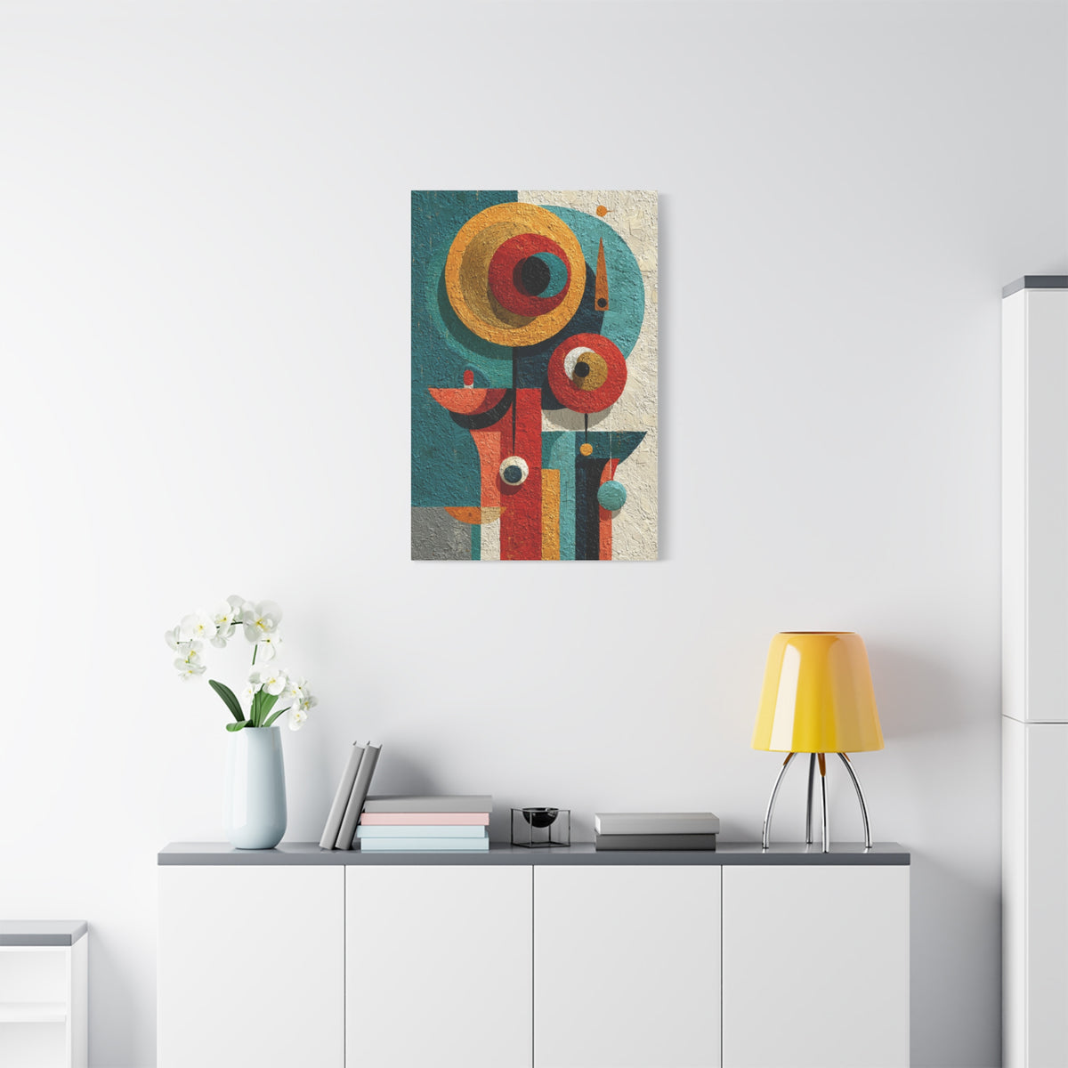 Sculptural Abstract Form Composition Wall Art & Canvas Print