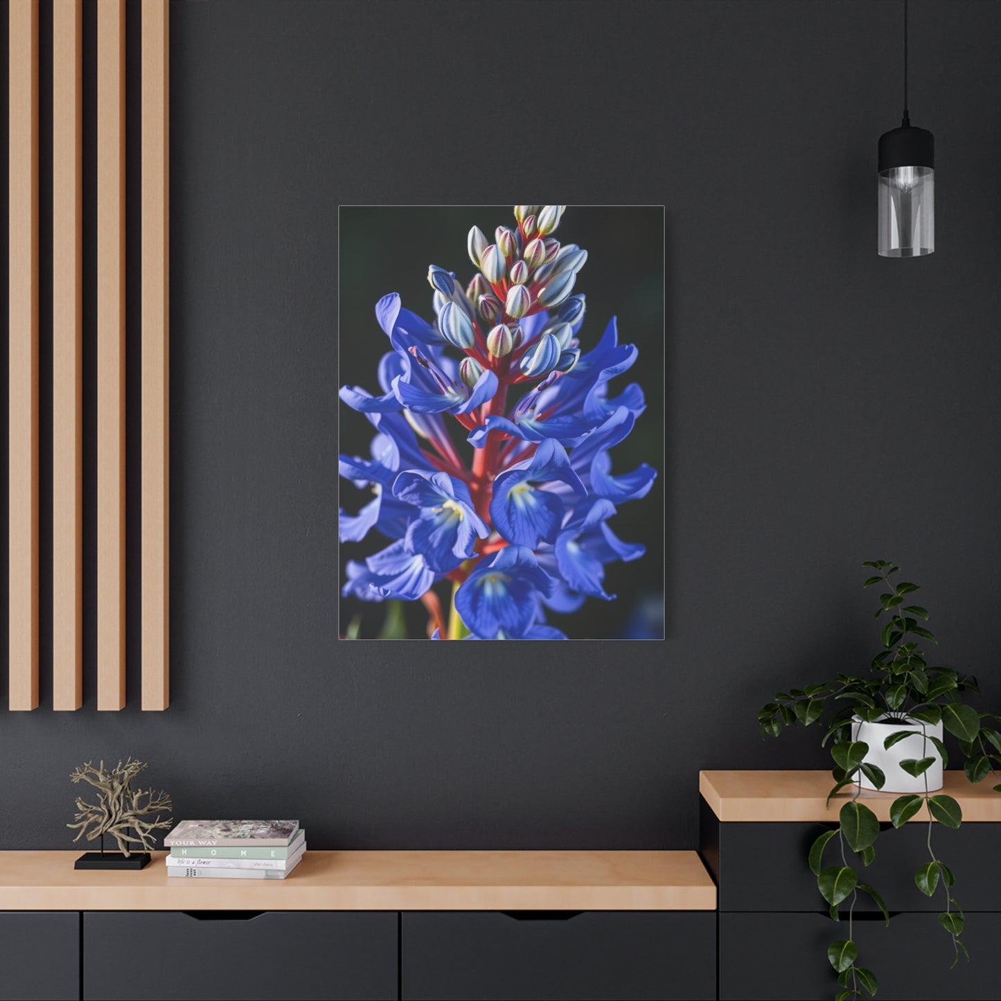 Bluebonnet Flower Art Supreme Canvas Wall Art & Canvas Print