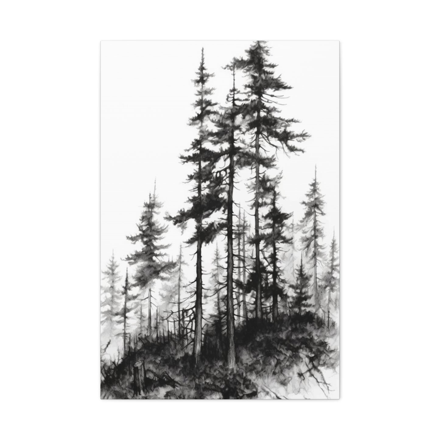 Black & White Trees Wall Art & Canvas Prints