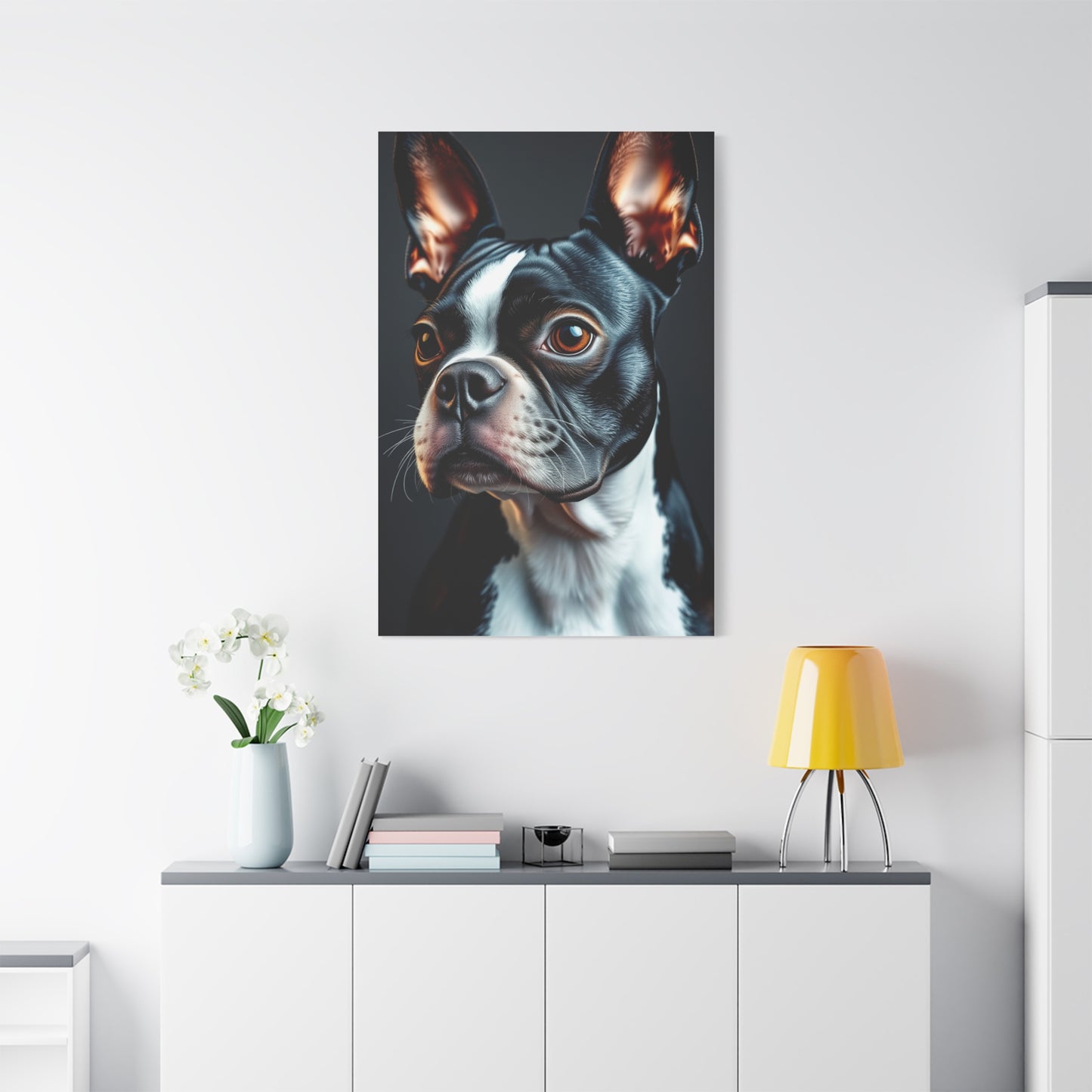 Boston Terrier Art Supreme Canvas Gallery Wall Art & Canvas Print