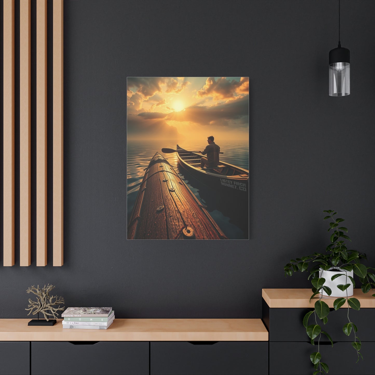 Canoe Art Supreme Canvas Wall Art & Canvas Print