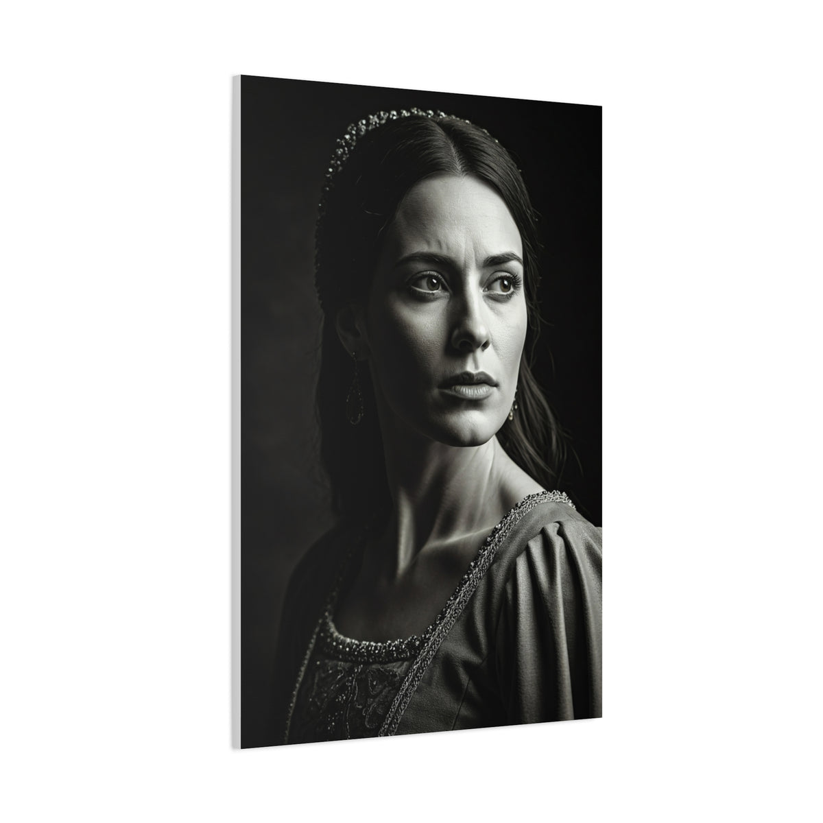 Quiet Grace Black & White Portrait Wall Art & Canvas Prints