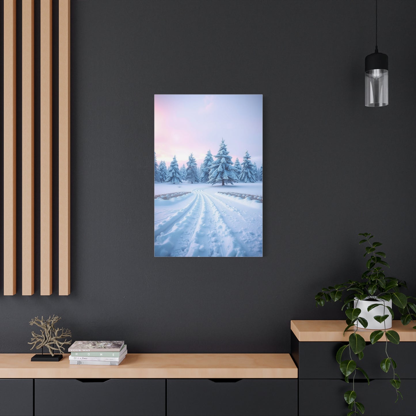 Majestic Winter Horizon Wall Art & Canvas Print