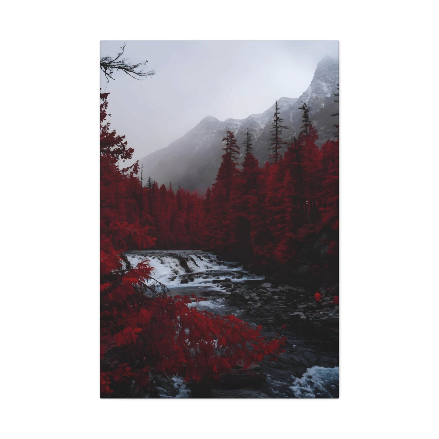 Red View Wall Art & Canvas Prints