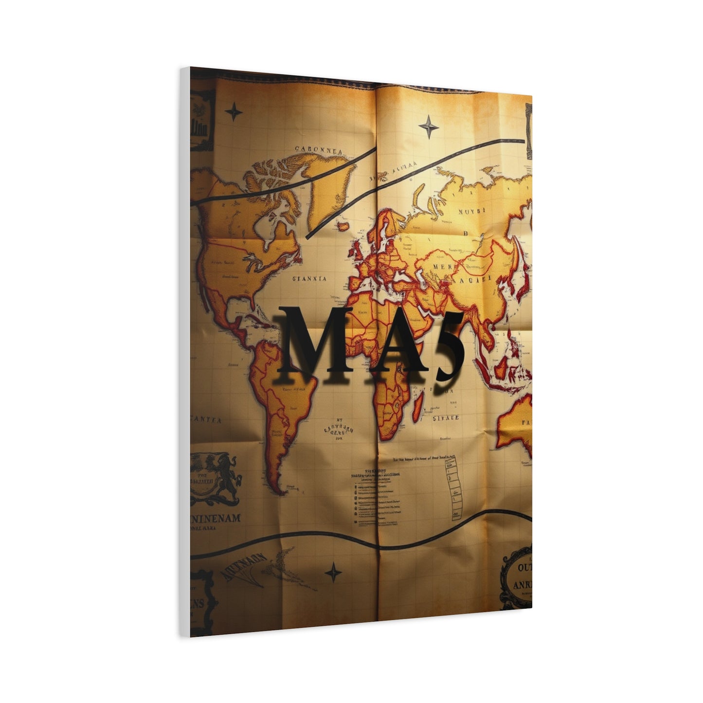 Luxury Antique Maps Art Collection Wall Art & Canvas Print