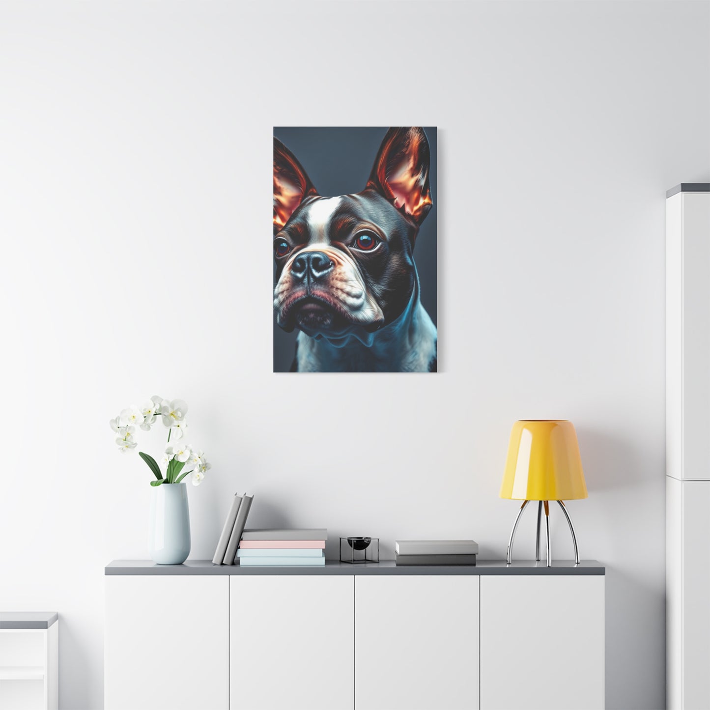 Supreme Art Collection Boston Terrier Wall Art & Canvas Print