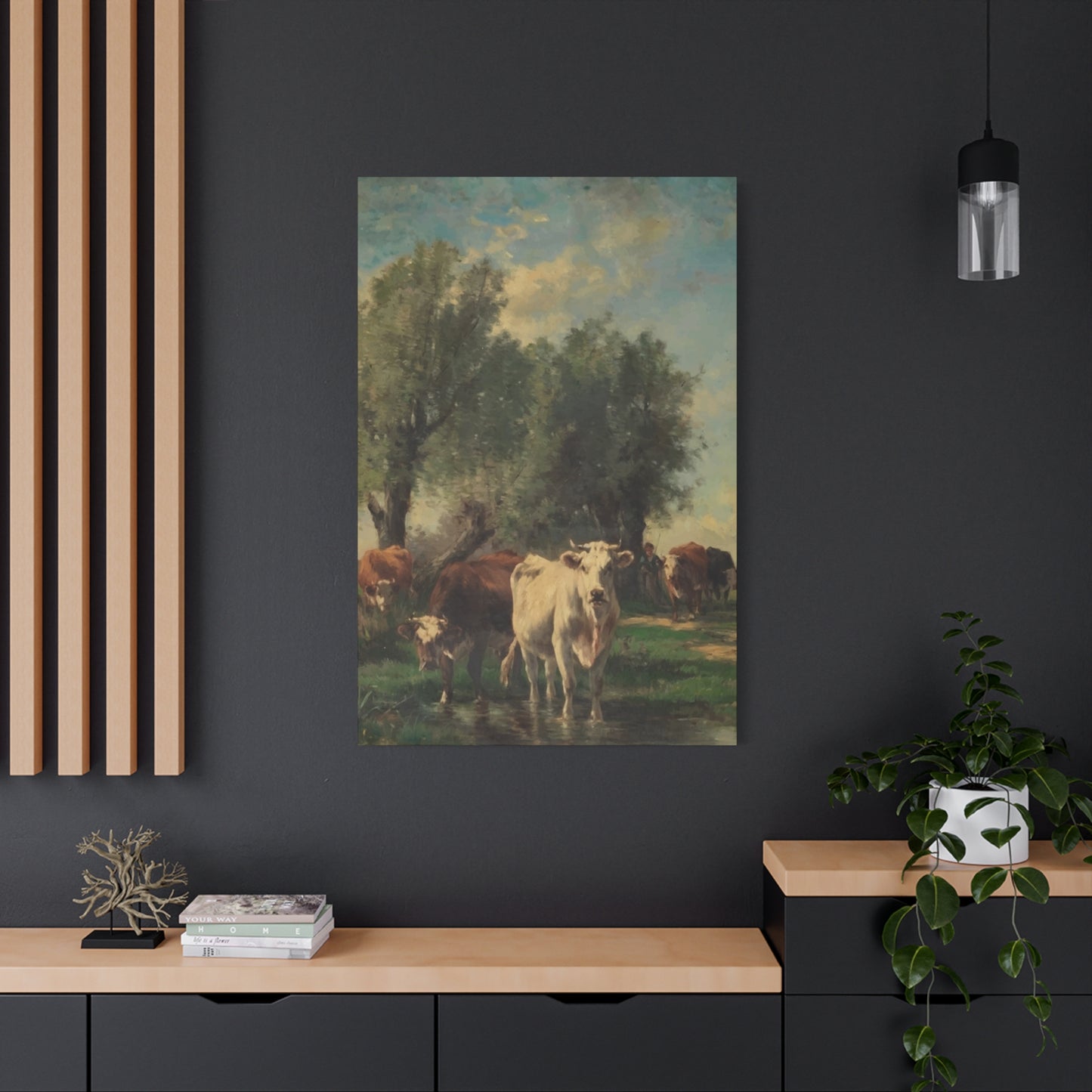 American Cow Wall Art & Canvas Prints